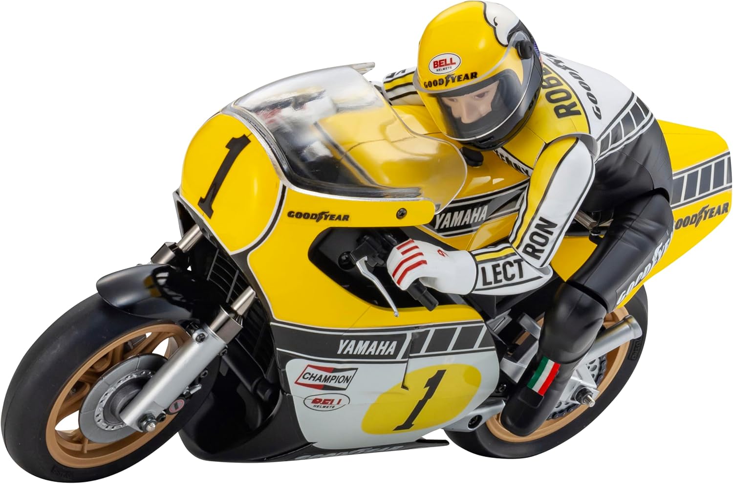 Kyosho 34936T1 Hang On Racer Yamaha YZR500 Electric 1/8 Radio Controlled Motorcycle Kit - Assembly Required