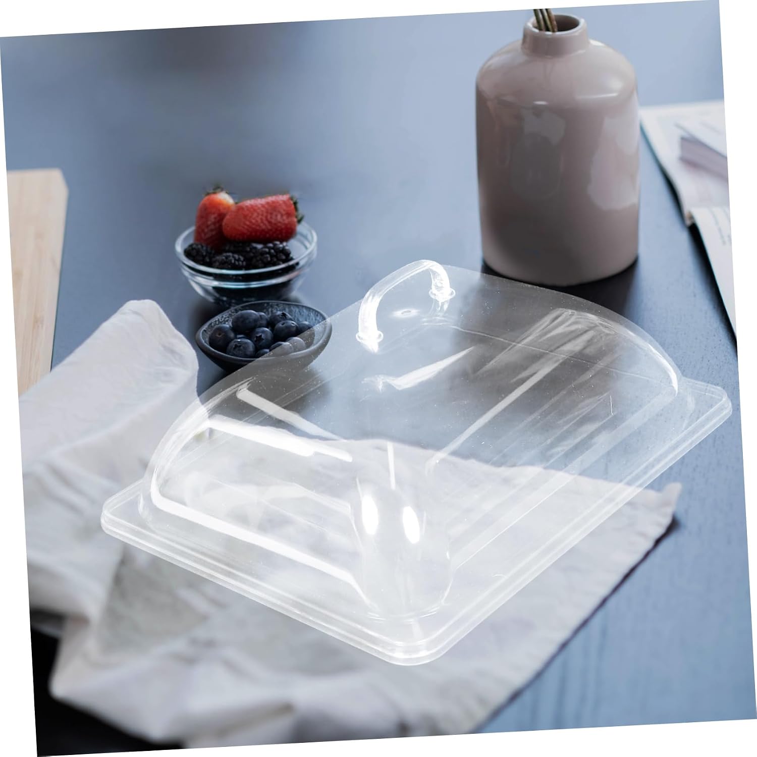 Transparent Cake Dome Cover Reusable Food Preservation Cover for Dining Table Desserts Snacks Design for Home Use