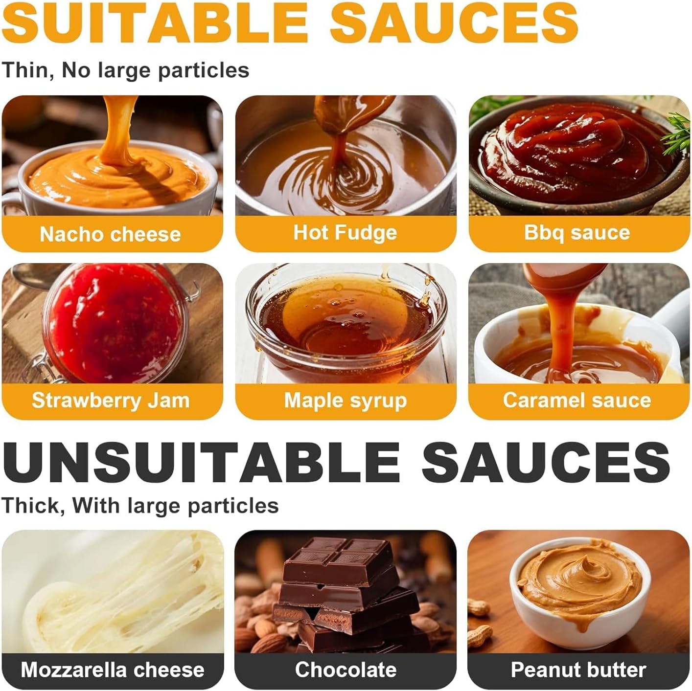 Nacho Cheese Dispenser with Stainless Pump, 4.2Quart Nachos Cheese Warmer Hot Fudge Dispenser for Nacho Cheese Fudge Syrup Butter