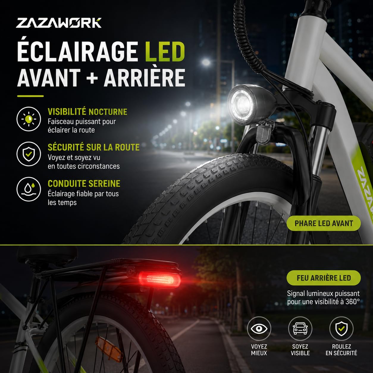 Vélo électrique adulte 29", E-Bike 250 W, 48 V, 15/20 Ah, autonomie de 120 km, freins hydrauliques, dérailleur 21 vitesses, suspension verrouillable, VTT pour ville et tout-terrain