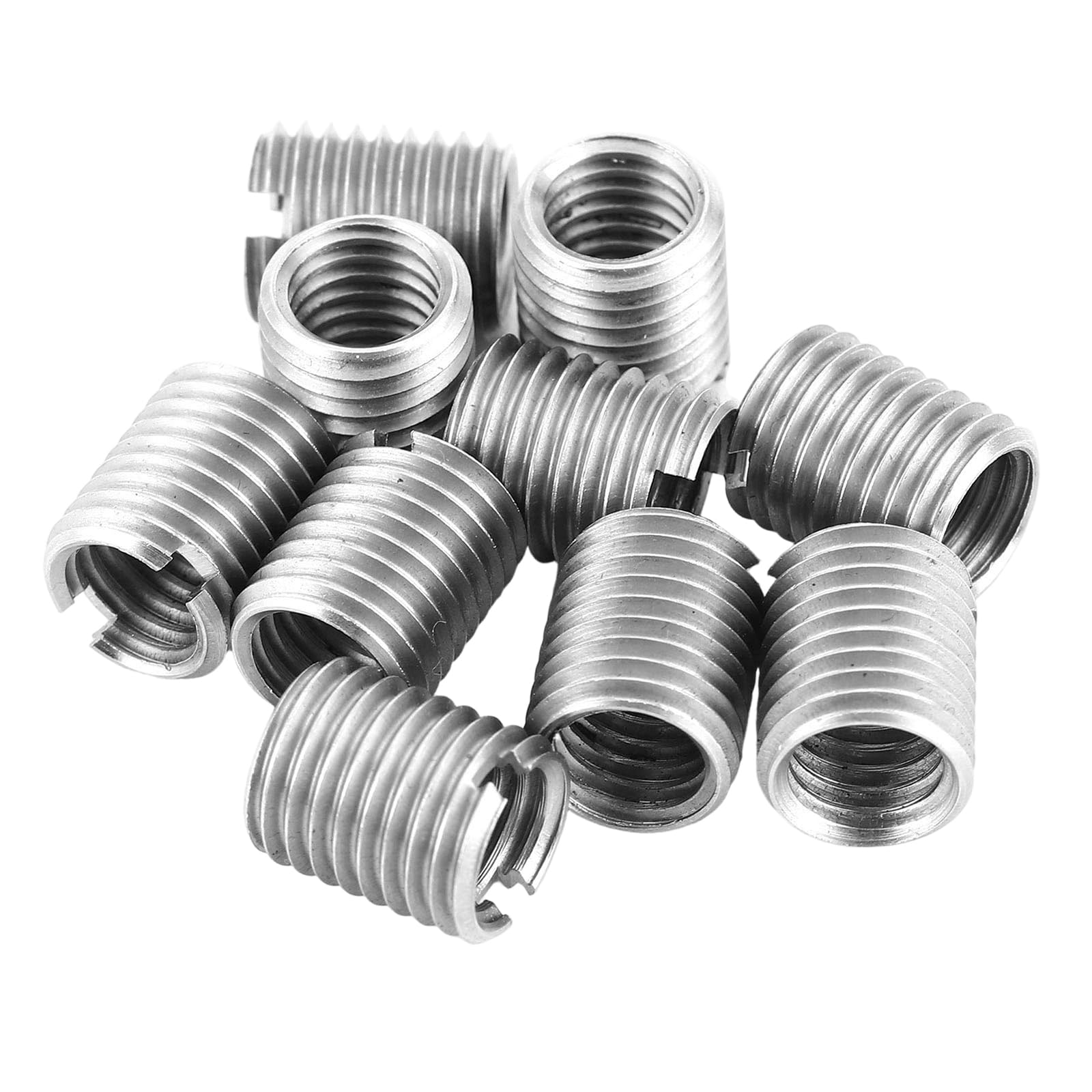 Newft Multicolor 10Pcs 2-16Mm Thread Adapter Sleeve Reducing Nut Insert Nut Sleeve For Automotive And Mechanical Equipment Enduring Insert