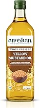 Anveshan Wood Cold Pressed Yellow Mustard Oil-1 Litre | Plastic Bottle | Kolhu/Kacchi Ghani/Chekku | Natural | Chemical-Free | Cold Pressed Yellow Mustard Oil For Cooking