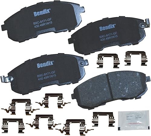 Vista 348 de Bendix Priority1 CFC1035 Pastillas de freno delanteras de cerámica para modelos seleccionados Chevrolet Aveo, Aveo5, Optra, Spark, Spark EV, Pontiac