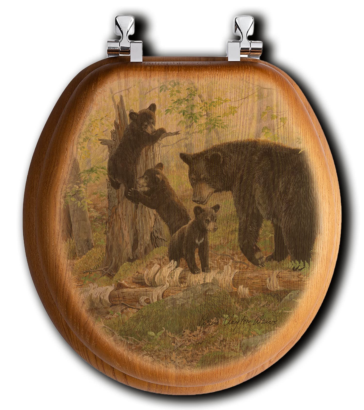 WGI Gallery TS-R-PT Playtime Bears Round Toilet Seat