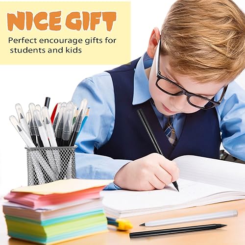 Miniatura 5 de Marsui 40 piezas de lápiz eterno, lápiz indeleble para siempre, lápiz eterno con borrador, estético, reutilizable para escritura, dibujo, hogar,