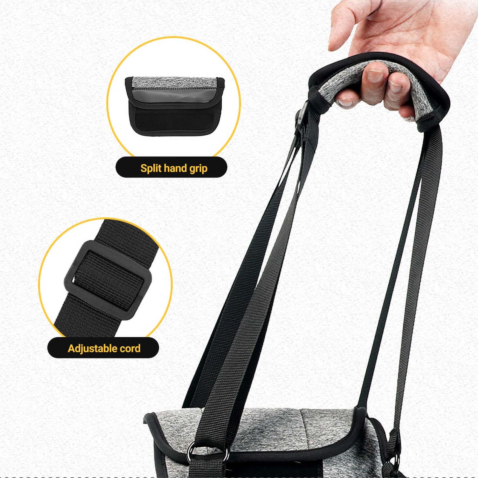 Imbracatura per Dog, Redipet per Cani, Tutore Zampa Posteriore Cane, Fascia per Sollevare Cani, Imbracatura per Dog, Harness Cane Zampe Posteriori, Disabili e Disabili. (S)