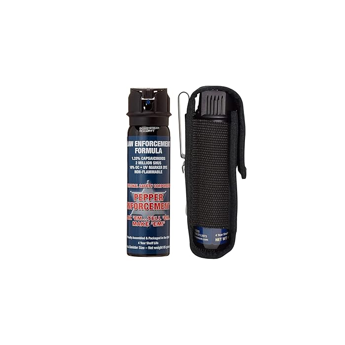Buy Pepper Enforcement PE1110MFT Splatter Stream Pepper Spray + Metal
