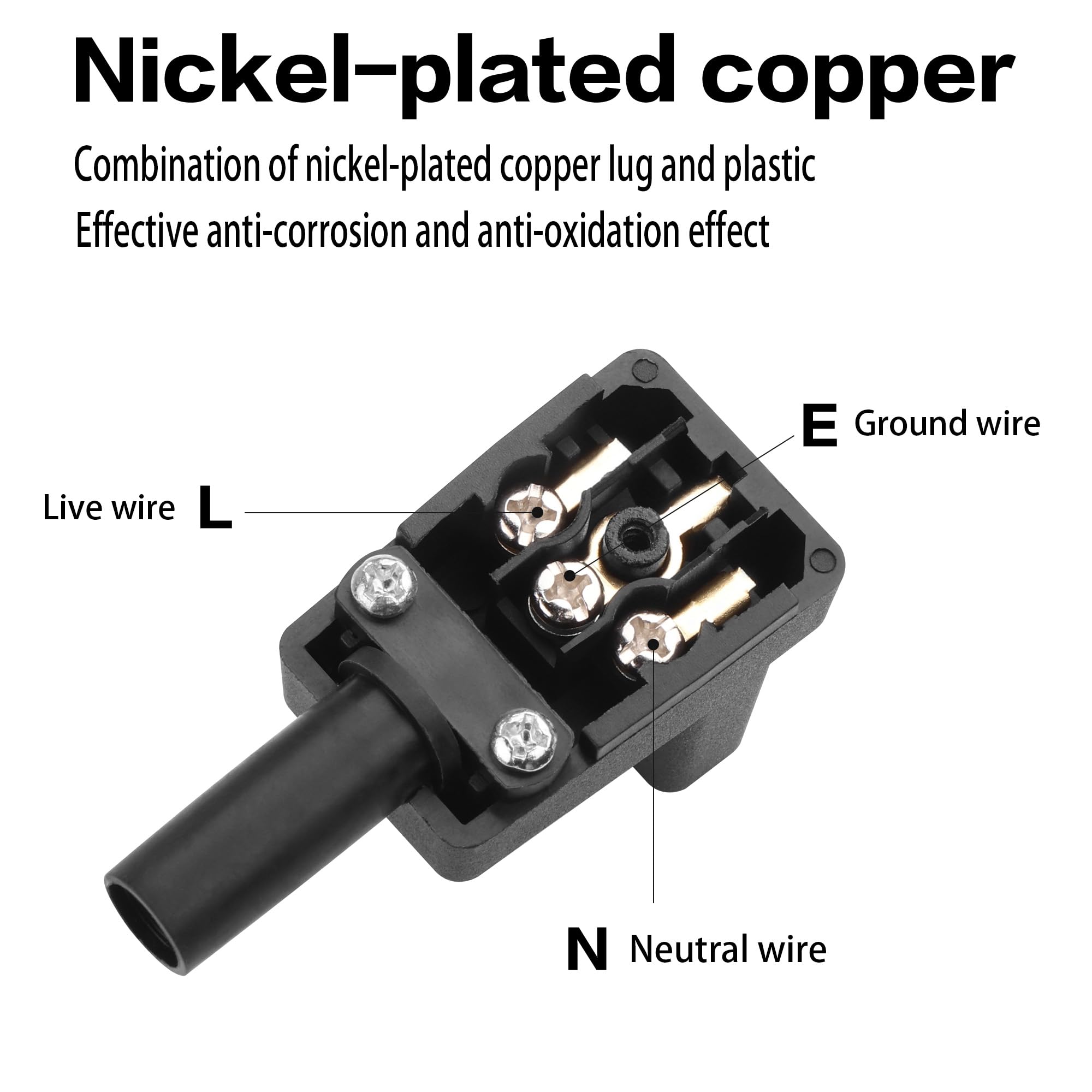 IEC-Adapter C14 Auf C13 – 90° Abgewinkelt, Bis 10A/250V