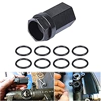 Vista 1 de Yoursme Kit de enchufe de copa de pezón diésel Ford 6.0L 2003-2007 de alta presión para riel de aceite de alta presión con enchufe de transmisión