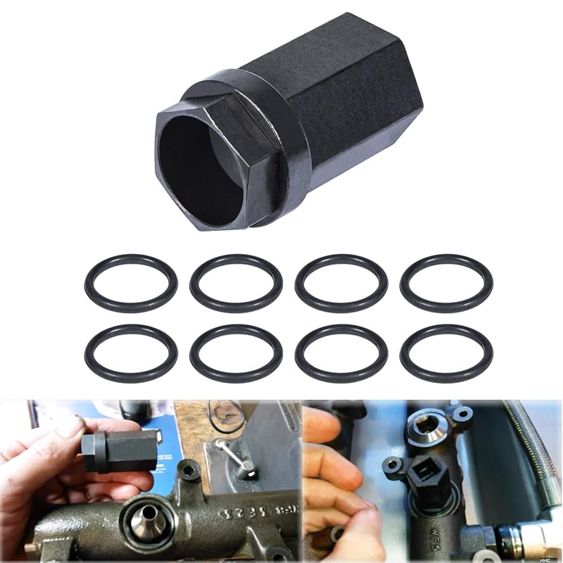 Kit de Soquete para Copo de Niple e Reparo do Tubo Esférico do Trilho de Óleo de Alta Pressão Ford 6.0L Diesel 2003–2007 Yoursme BNY9