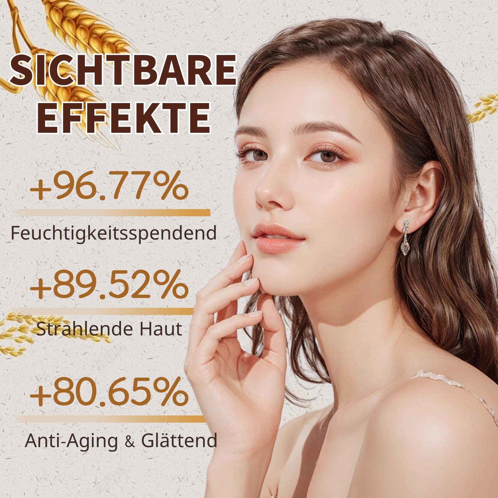 Reis Skin Care Set Geschenkset Damen - Skincare Set 10PCS - Beauty Set Mädchen - Gesichtspflege Set Damen Nährend & Strahlend - Skincare Adventskalender Geschenk Set - Mit Toner,Serum,Creme,Stirnband
