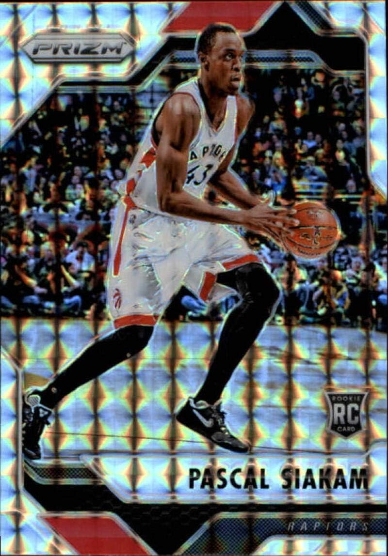 2016-17 Panini Mosaic Prizm #72 Pascal Siakam RC Rookie NBA Basketball Trading Card Toronto Raptors