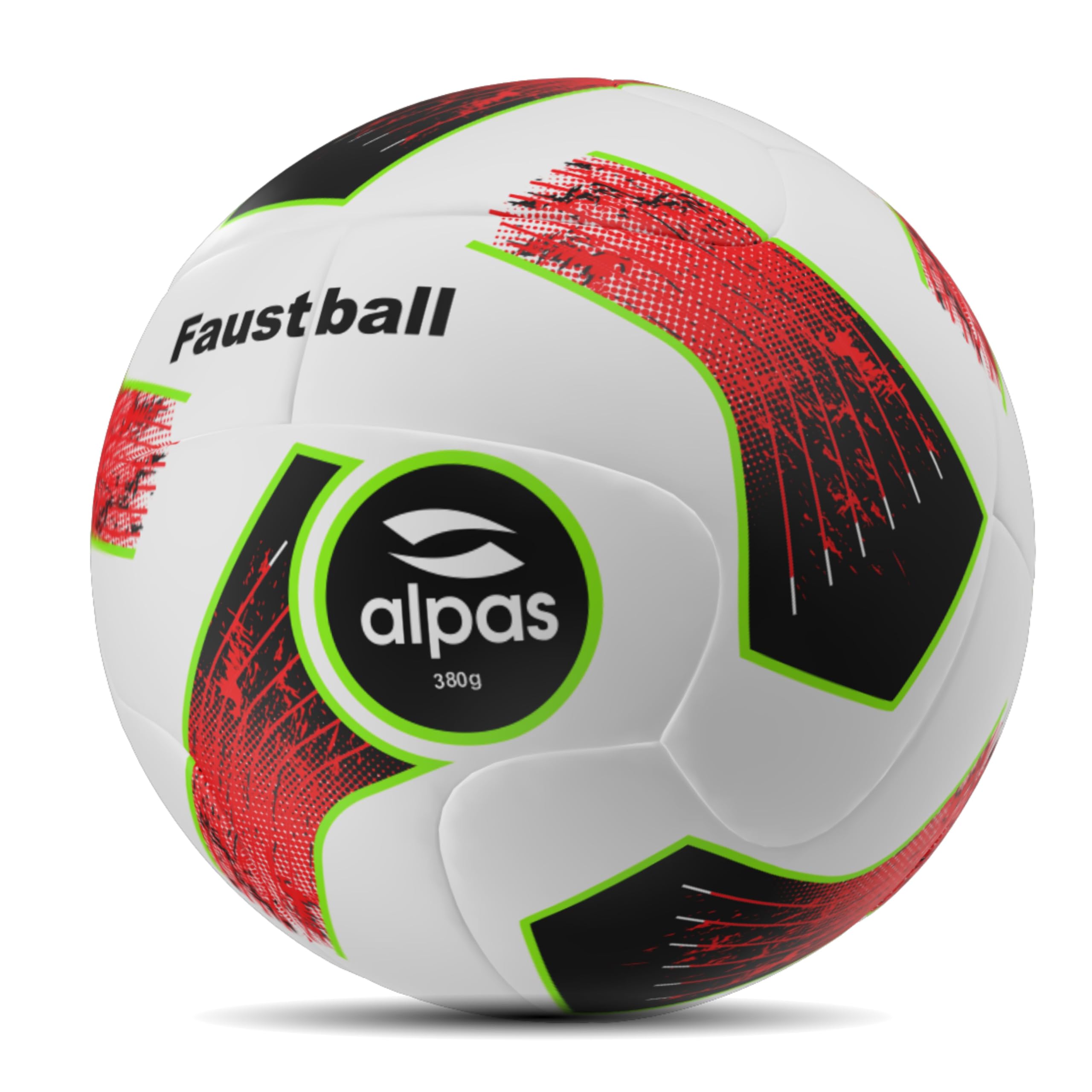 alpas Faustball 380g Wettkampf & Trainingsball - Offizielle Größe & Gewicht - Indoor & Outddor - Wetterfest & Langlebig - für Verein, Schule & Freizeit