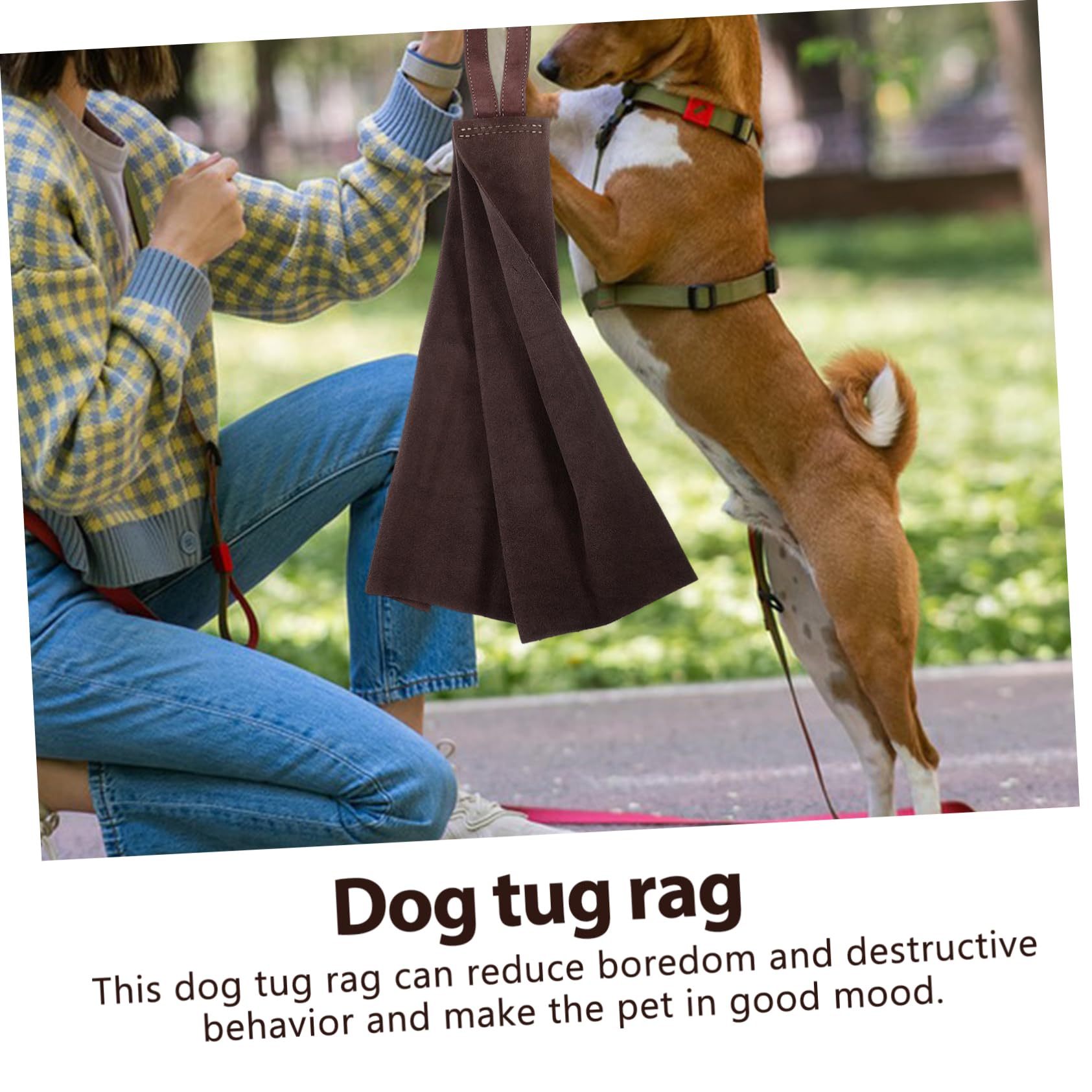 Trapo de Mordida Profesional para Perros, Resistente al Desgaste, Cuero