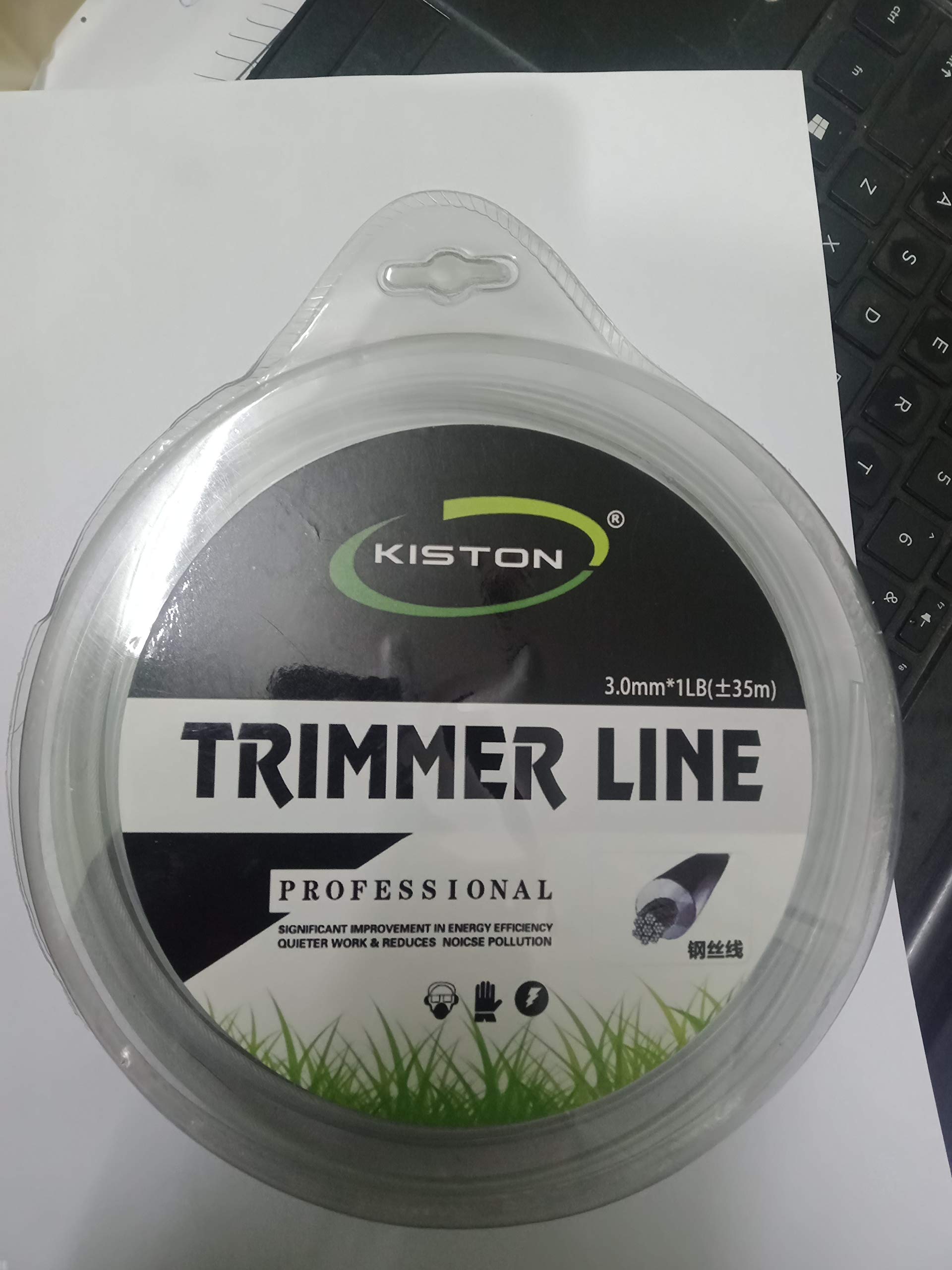 Grass Trimmer LINE Inside with Steel Wire Brush Cutter 3.0MM 1LB Trimmer Wire Rope Cord LINE-image-27