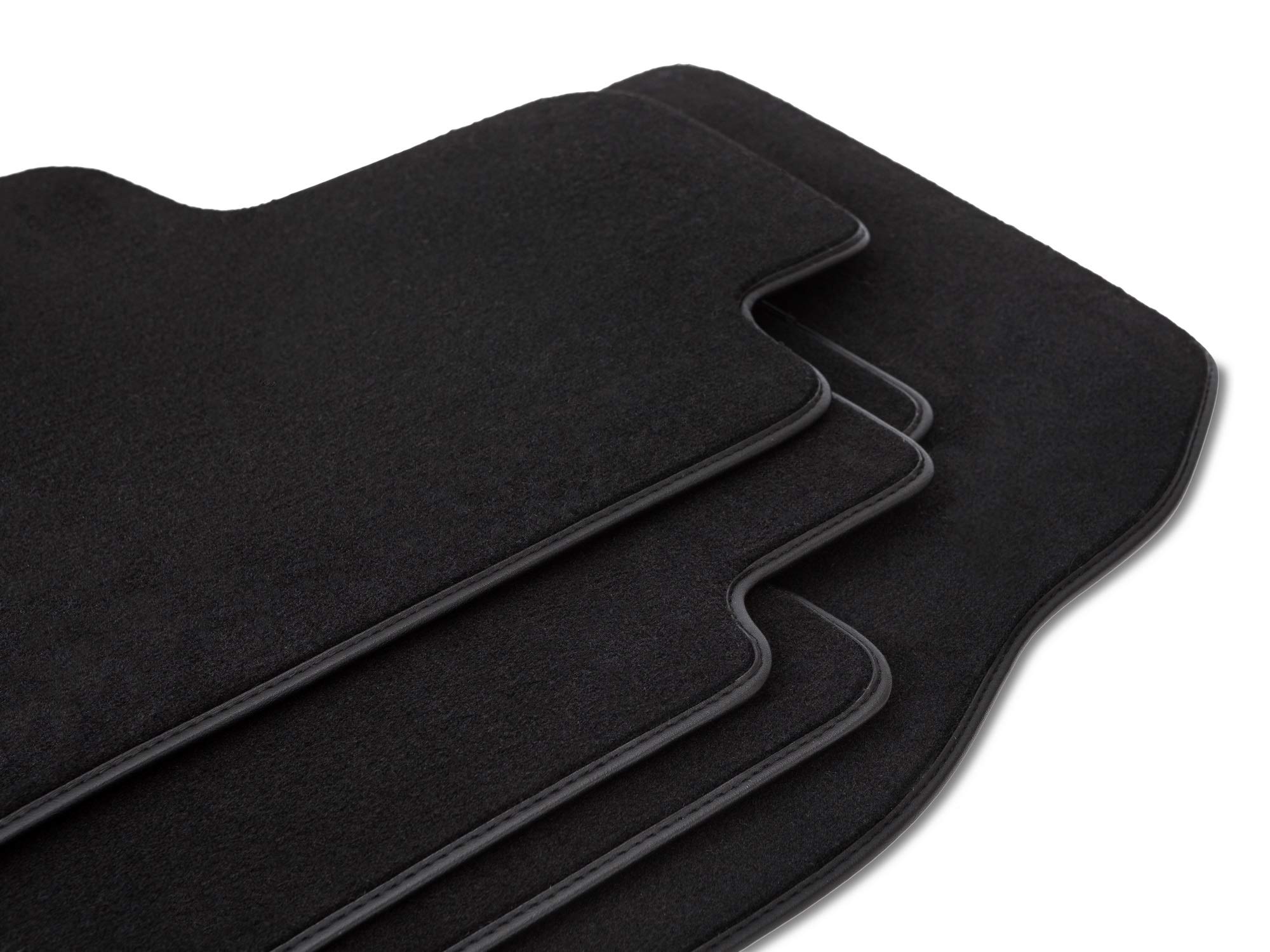 Tappetino Auto In Velluto Per Toyota Corolla Verso II (2004-2009) – Lato Guida, Su Misura, Con Rinforzo Pedali, Clip Ovale