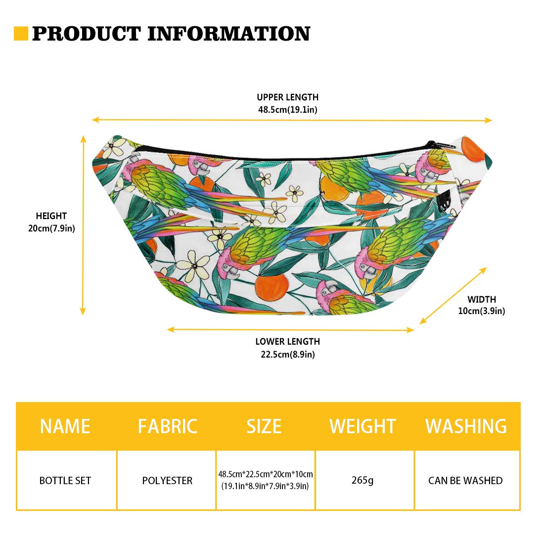 Coloranimal Neon Blue Sea Turtle Pattern Fanny Pack for Women & Men Water Resistant Small Waist Pouch Slim Belt Bag with Zipper Running,Travel Gym