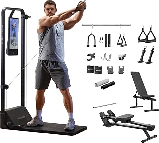 Speediance Gym Monster 2 Smart Home Gym & Rowing Bench & Adjustable Weight Bench & Smart…