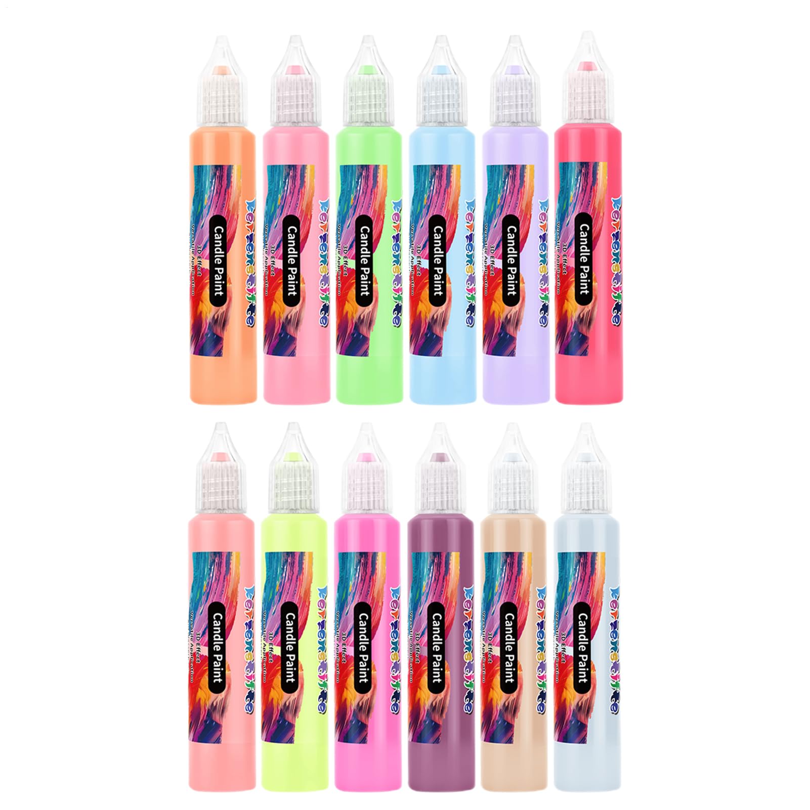 Generico Pennarelli per Tela | 12 Colori Penne per Pittura su Kit | Kit per Scrivere Disegnare Decorare su Borse Cotone Ideale per Feste Natale Compleanno Matrimonio