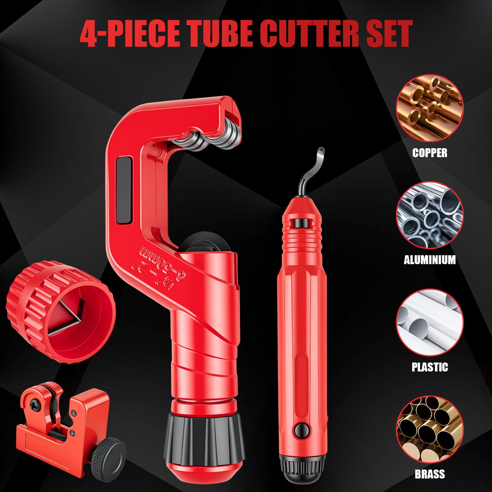 Professional Tube Cutter Set - 4 Piece -7
