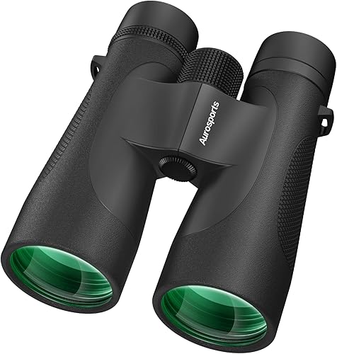 Aurosports Prismáticos impermeables de 15 x 52 pulgadas para adultos, visión grande, binoculares de alta potencia con relleno de nitrógeno IPX7,