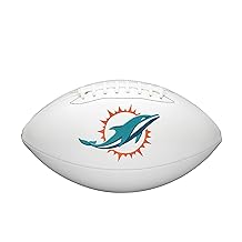 WILSON NFL Live Team Autograph Football, Miami Dolphins
