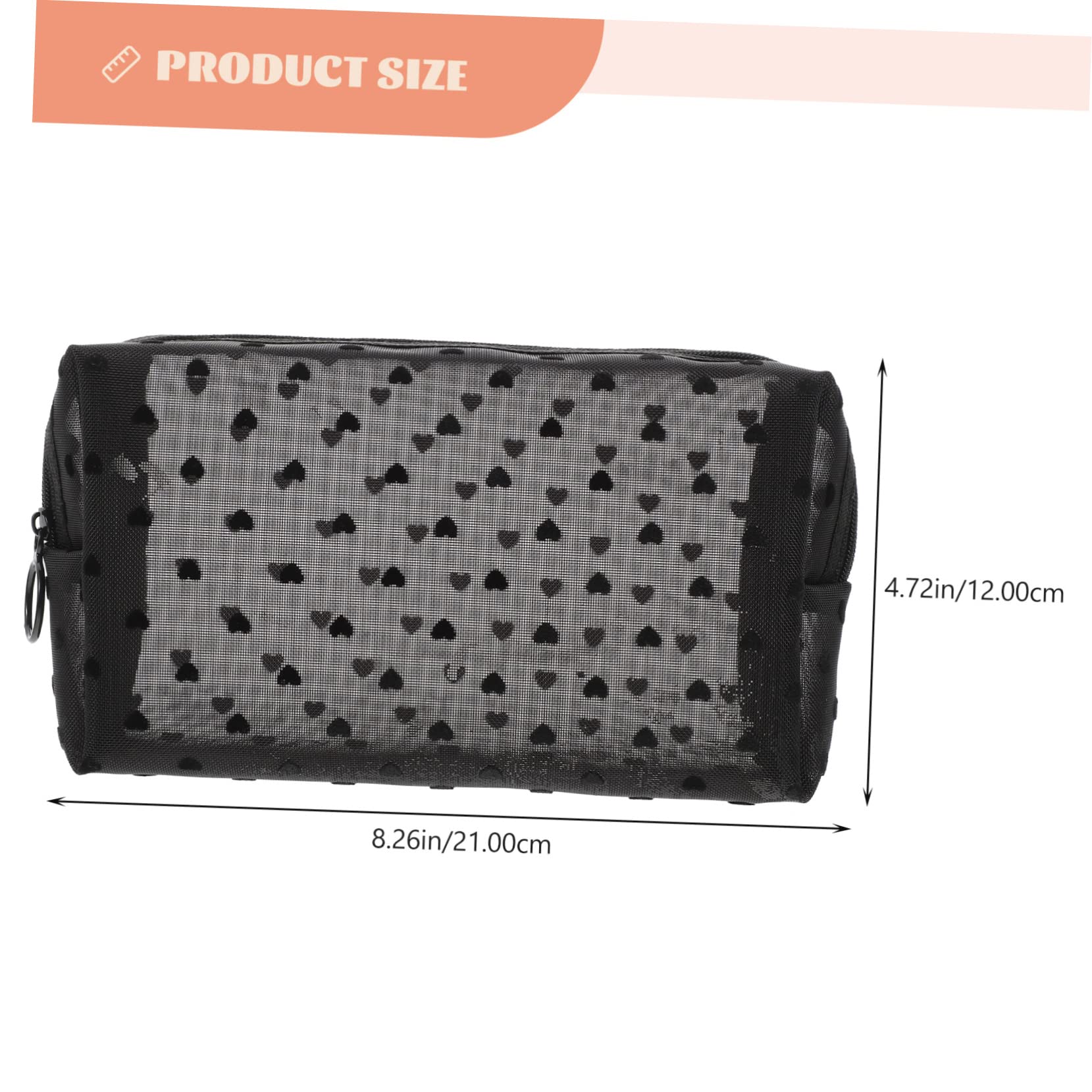 Ipetboom 9pezzi Borsa Cosmetici Trasparente e Leggera Trousse Viaggio Per Toilette e Bellezza Per Uso Quotidiano e Viaggi Design Semplice e Pratico