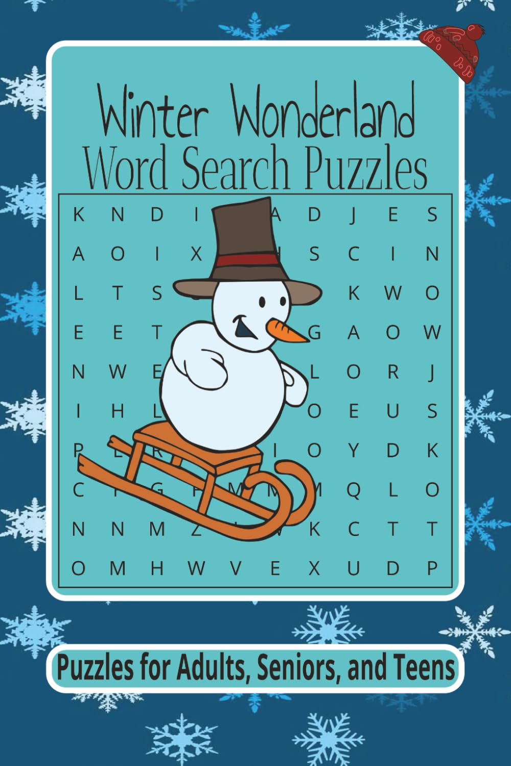 Winter Wonderland Word Search Puzzles: Word Searches with Easy-to-Read Print about Winter Wonderland, Holiday Fun, and More | 6x9 inches, 110 pages |
