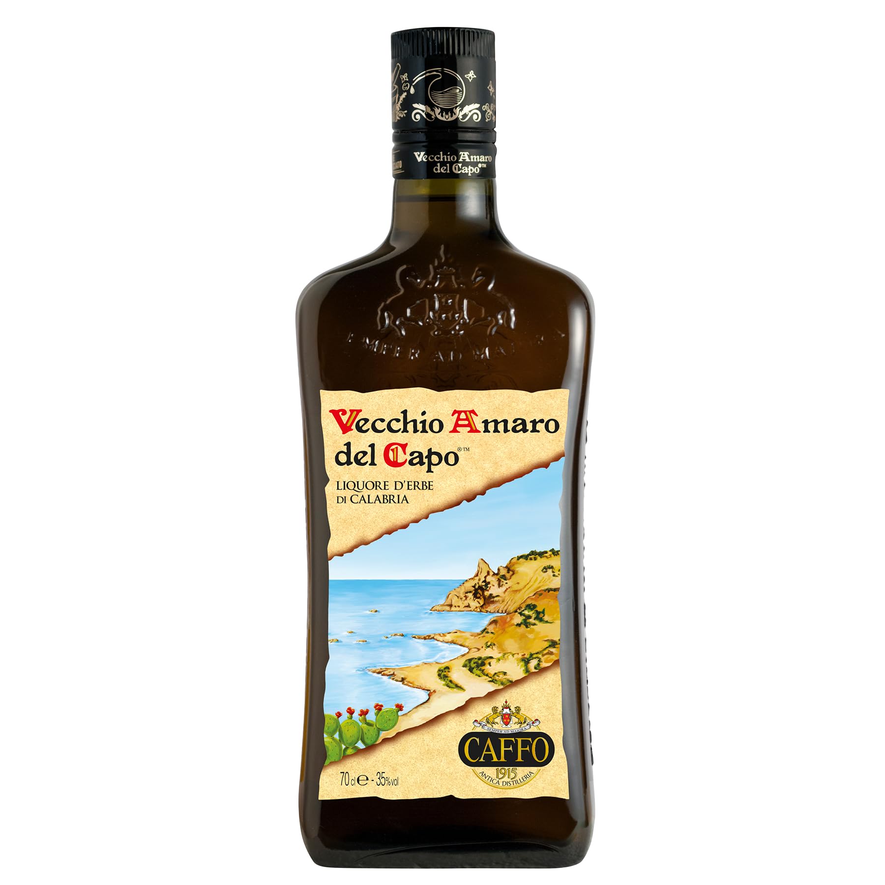 Caffo Vecchio Amaro Del Capo, 23.7 fl oz (700 ml)