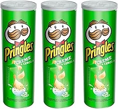 Batata Pringles Creme E Cebola 109g - Kit Com 3 Unidades