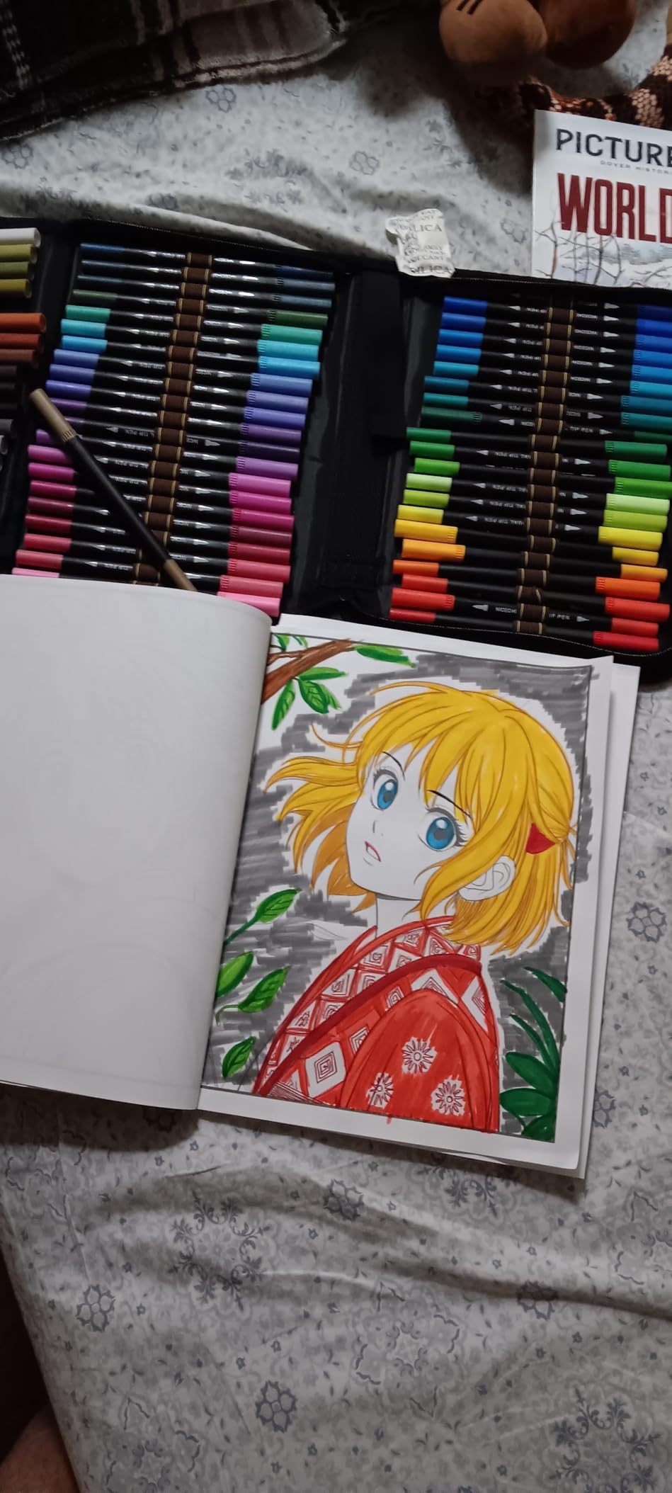 Nicecho 60 Dual Brush Pens - Marker Mit Pinsel- & Feinspitze, Wasserbasiert, Für Coloring, Lettering & Mehr