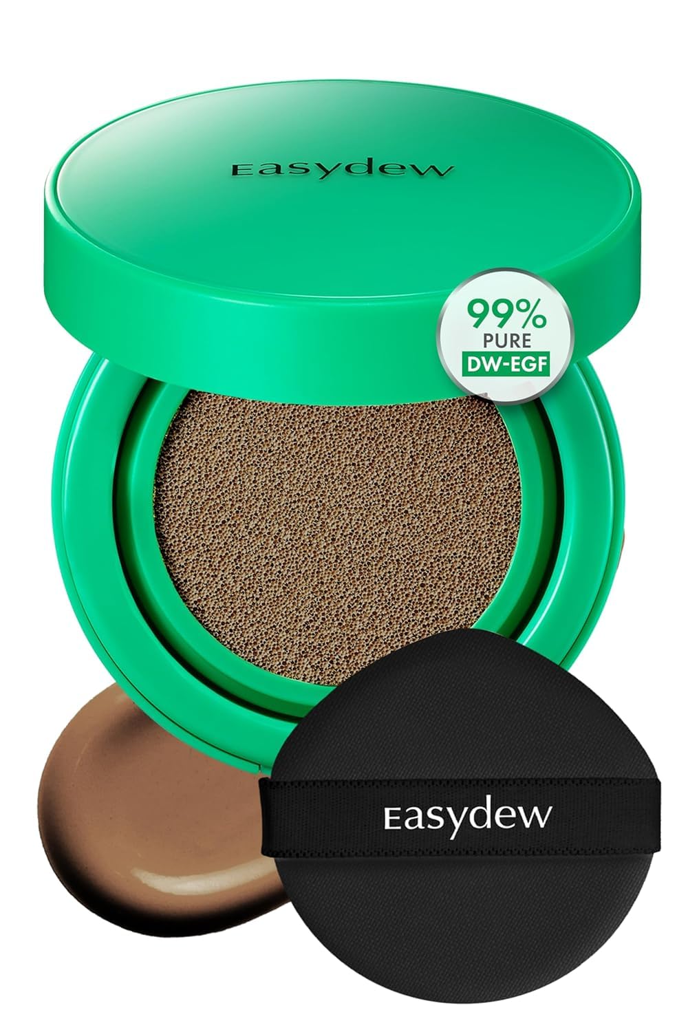 Easydew Mela B Toning Ampoule Cushion - 2-in-1 Korean Skin Care Face Beauty Makeup - Age-Defying Full Coverage