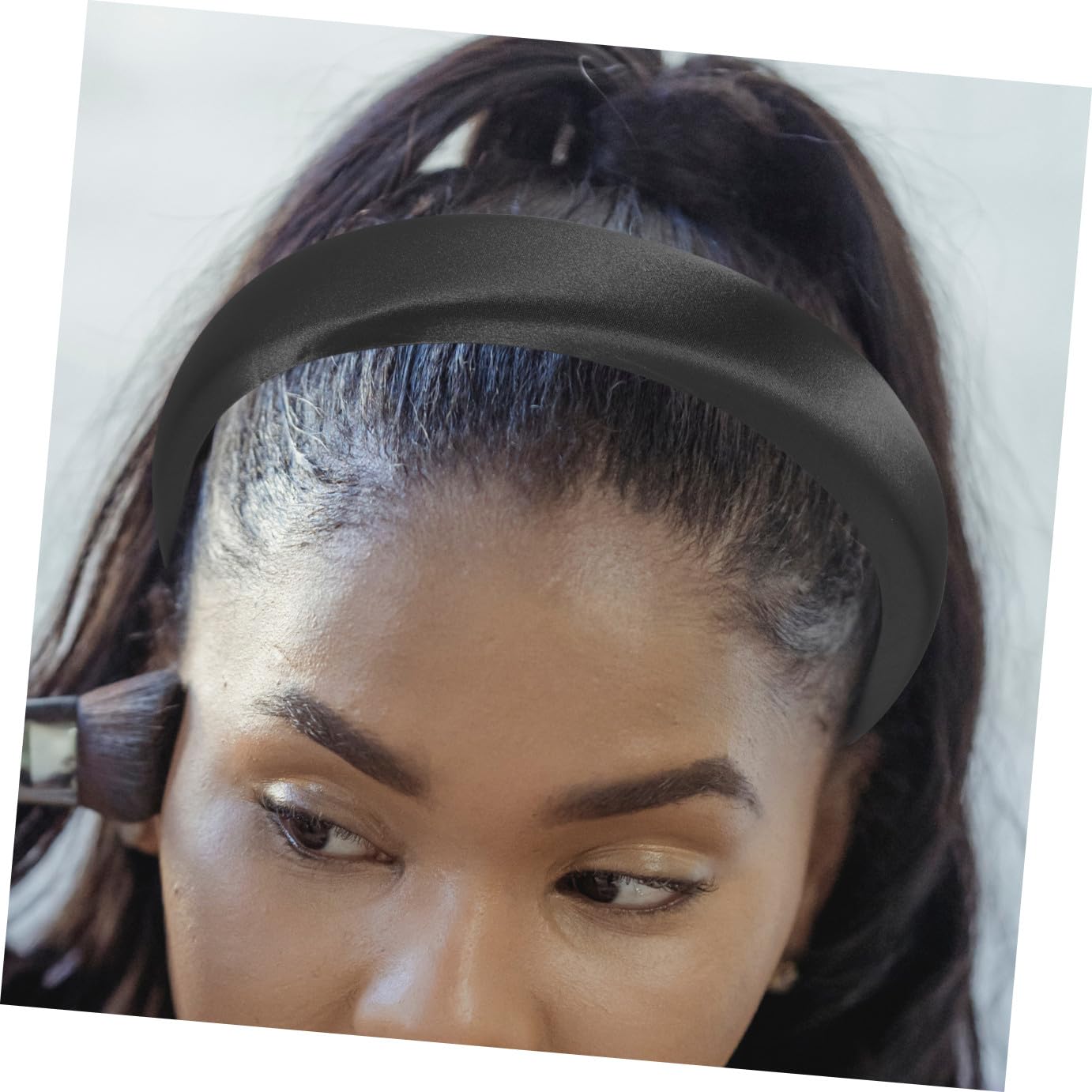 5pezzi Fascia Padded Satin Per e Ragazze Accessorio e Versatile Per Make-up Sport Boho