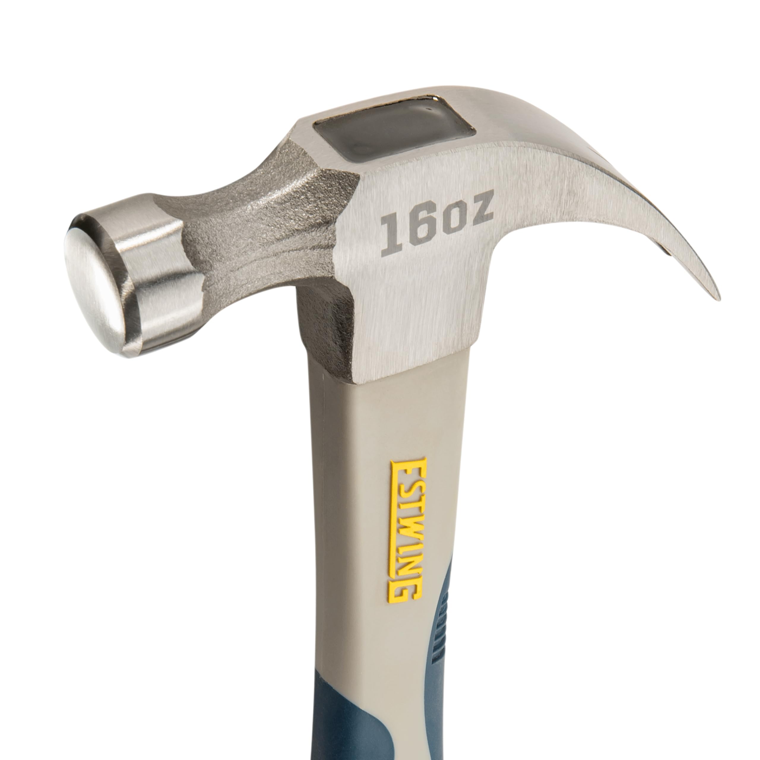 ESTWING Sure Strike Hammer SSCF16C - Martillo de garra curvada de 16 onzas con cara lisa y mango de fibra de carbono