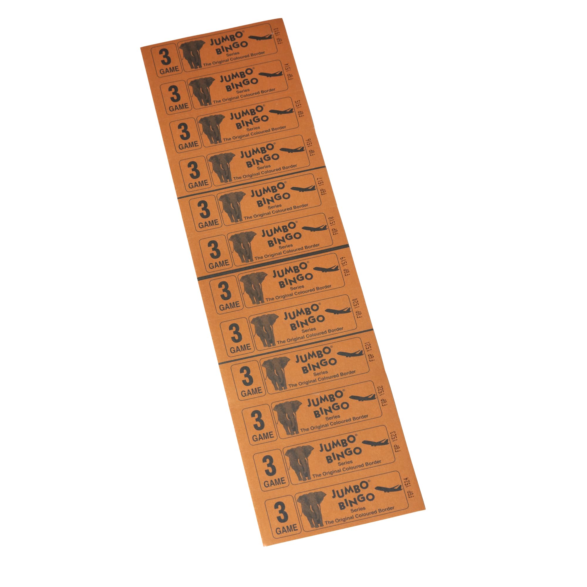 3000 3 PAGE GAMES JUMBO BINGO TICKETS 12 TO VIEW JUMBO BINGO BOOKS