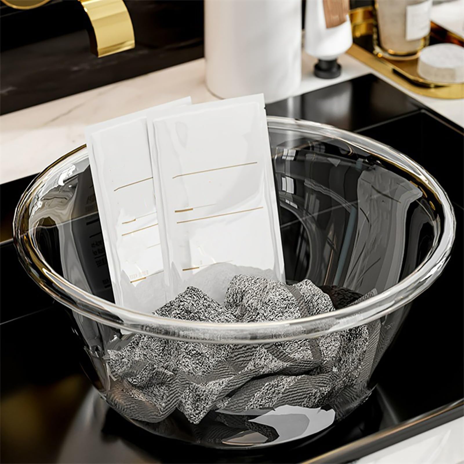 Bassin en Plastique, Non déformé, Bassin Transparent Simple en Pet, Grande capacité Pratique pour Dortoir d'étudiants (L)