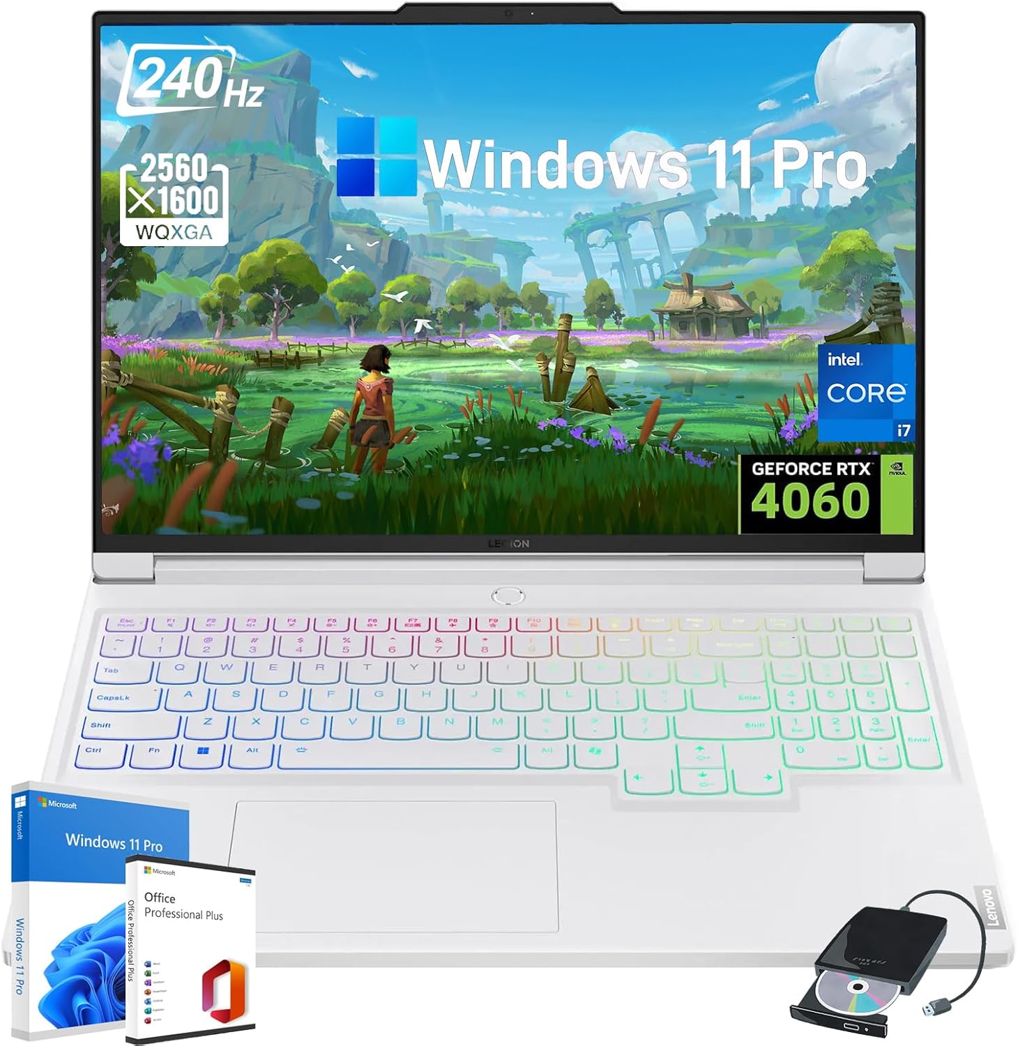 Lenovo Legion 7i Gaming Laptop – Intel 20-Core i7-14700HX(Beat i9-13900HX), NVIDIA RTX 4060, 16″ 240Hz IPS WQXGA, Wi-Fi6E, RGB Keyboard, Windows 11 Pro, 64 GB DDR5, 2 TB SSD Lenovo Legion 7i Gaming Laptop – Intel 20-Core i7-14700HX(Beat i9-13900HX), NVIDIA RTX 4060, 16″ 240Hz IPS WQXGA, Wi-Fi6E, RGB Keyboard, Windows 11 Pro, 64 GB DDR5, 2 TB SSD