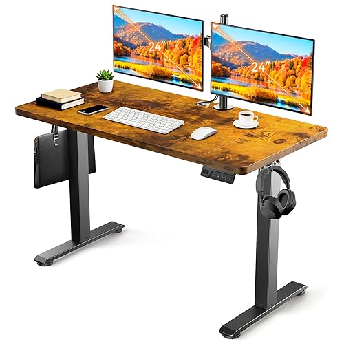 Height Adjustable Electric Standing Desk, 48 x 24 Inches Sit