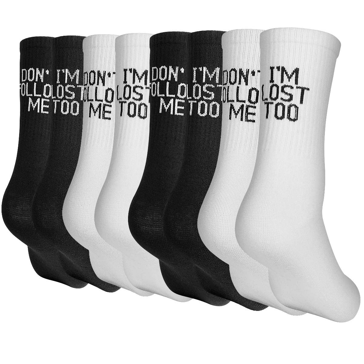 CNNIK Calf Socks for Men and Women Cola Hamburg Fries Cheese Sausage Multicoloured Fashion Novelty Funny Cartoon Cotton Socks Letter Socks