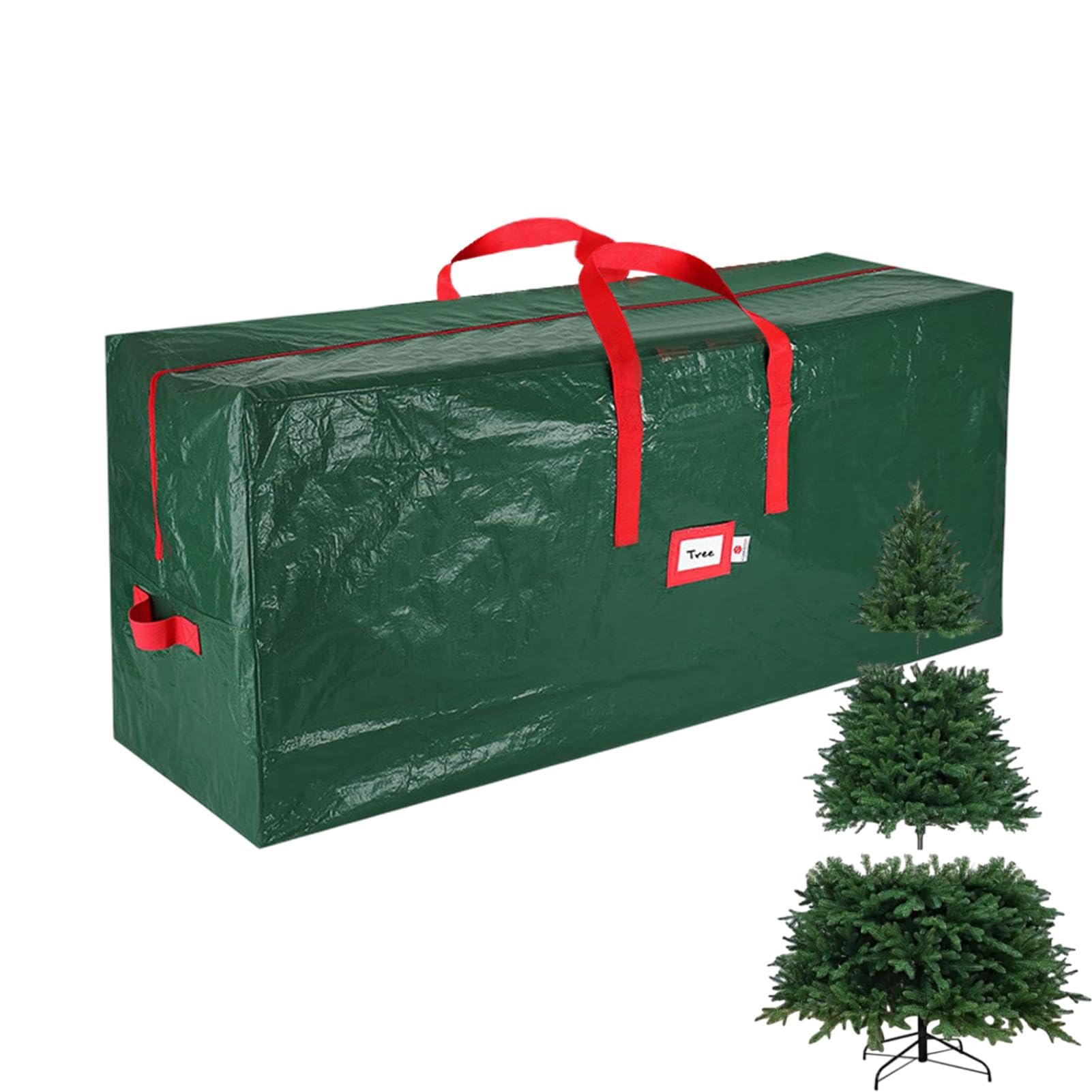 Weihnachtsbaum-Aufbewahrungstasche, Weihnachtsbaumtasche mit Reißverschluss | Weihnachtsdekorations-Organizer mit Griffen für den