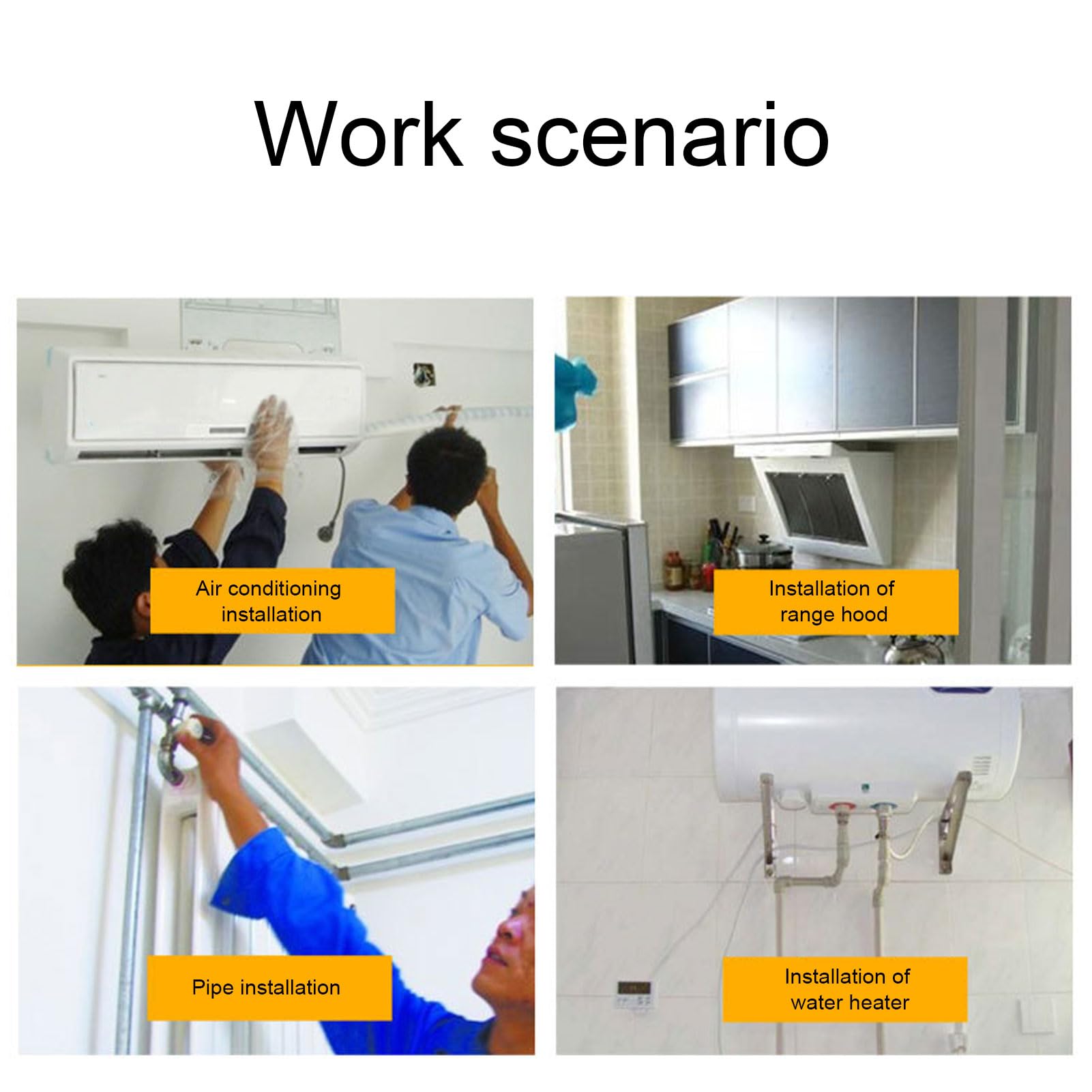 ViaGasaFamido Zestaw Otwornic do Betonu Zestaw Narzędzi do Otwornic z Węglika Wolframu do Wiercenia w ścianach Betonowych z cegieł Cementowych