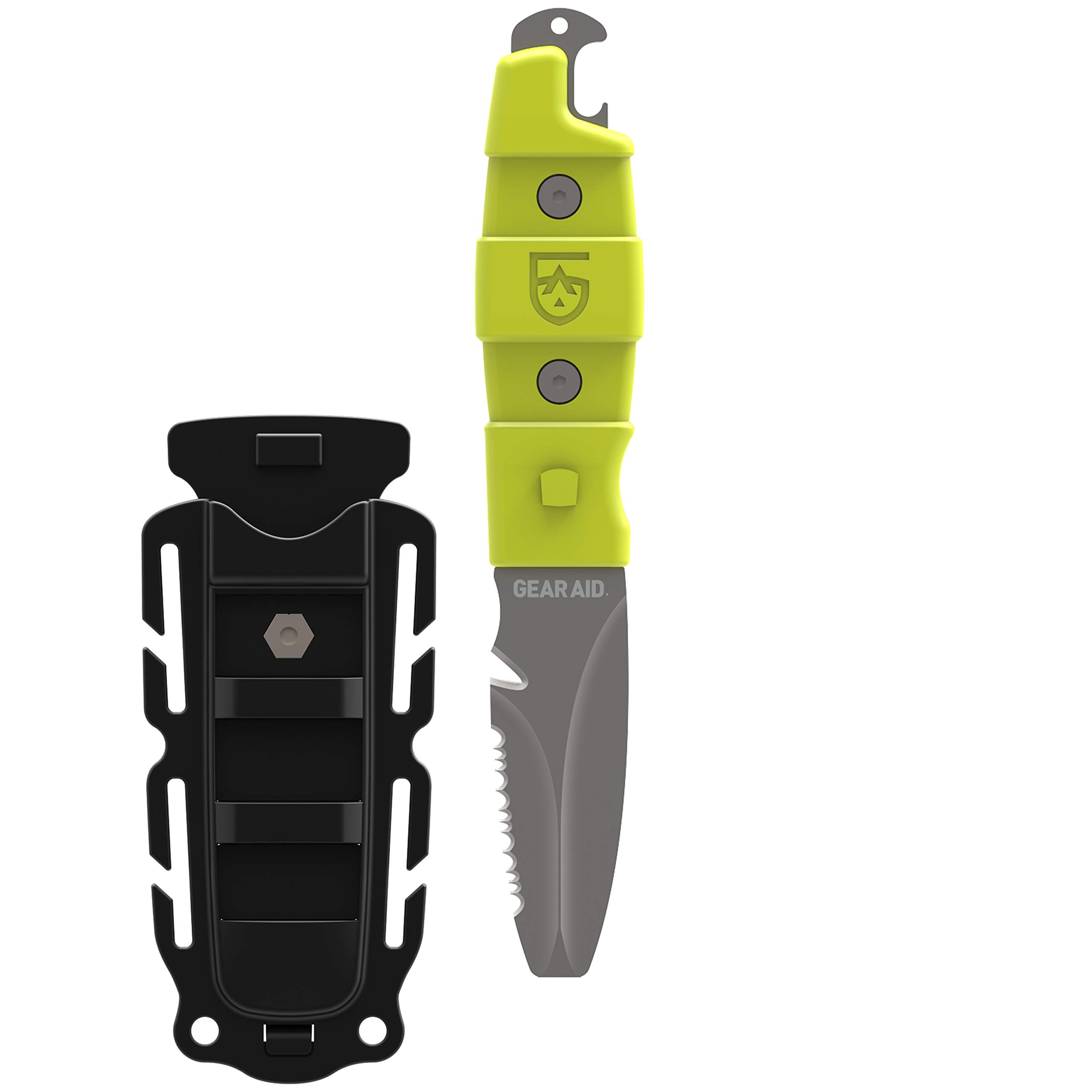 Gear Aid AKUA Paddle/Dive Knife Green