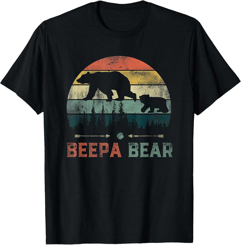 Vintage Beepa Bear Wildling Father's Day T-Shirt