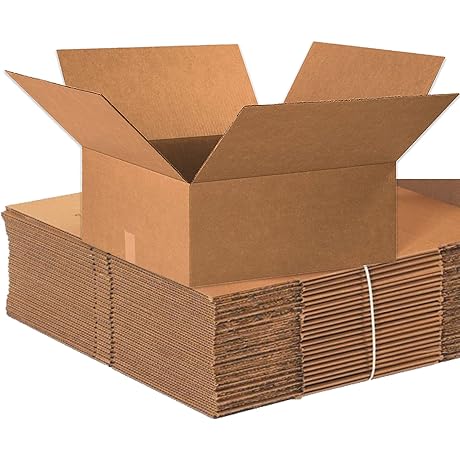 BOX USA 20x8x8 Flat Corrugated Boxes