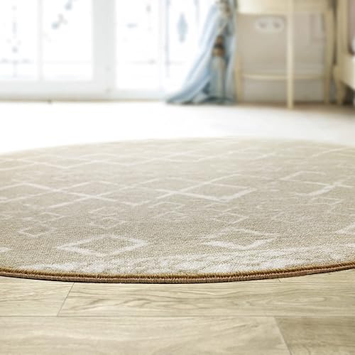 Miniatura 269 de Antep Rugs - Alfombras antideslizantes de 3 x 5 pies (antideslizante) con parte trasera de goma, de estilo antiguo, bohemio, marroquí y con pelo