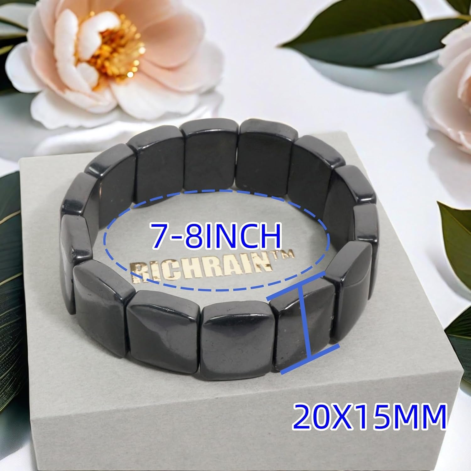 Shungite Bracelet Shungite Stone Crystal Protection Bracelet for Women and Men