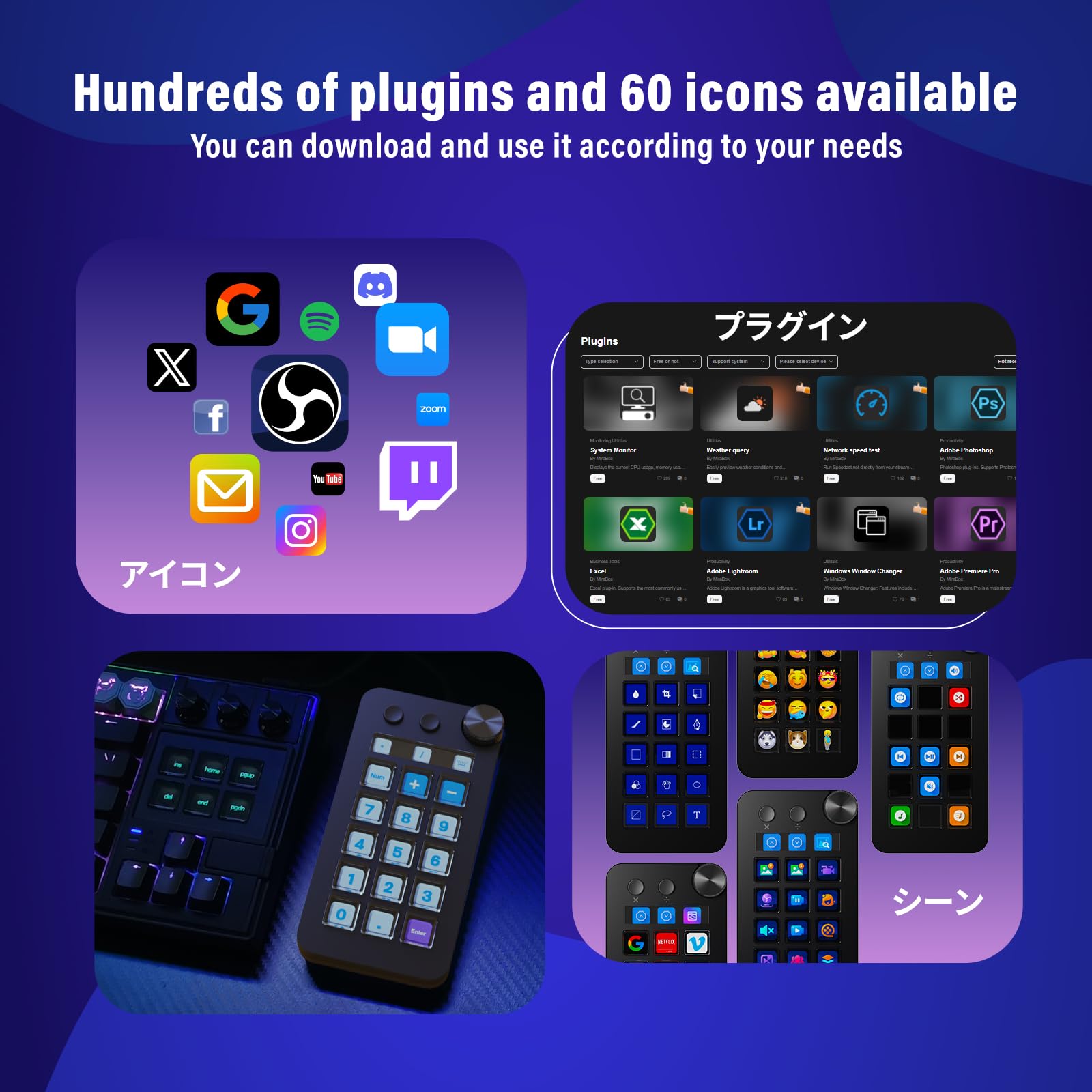 Streaming Macro Keypad N1 (Noir)