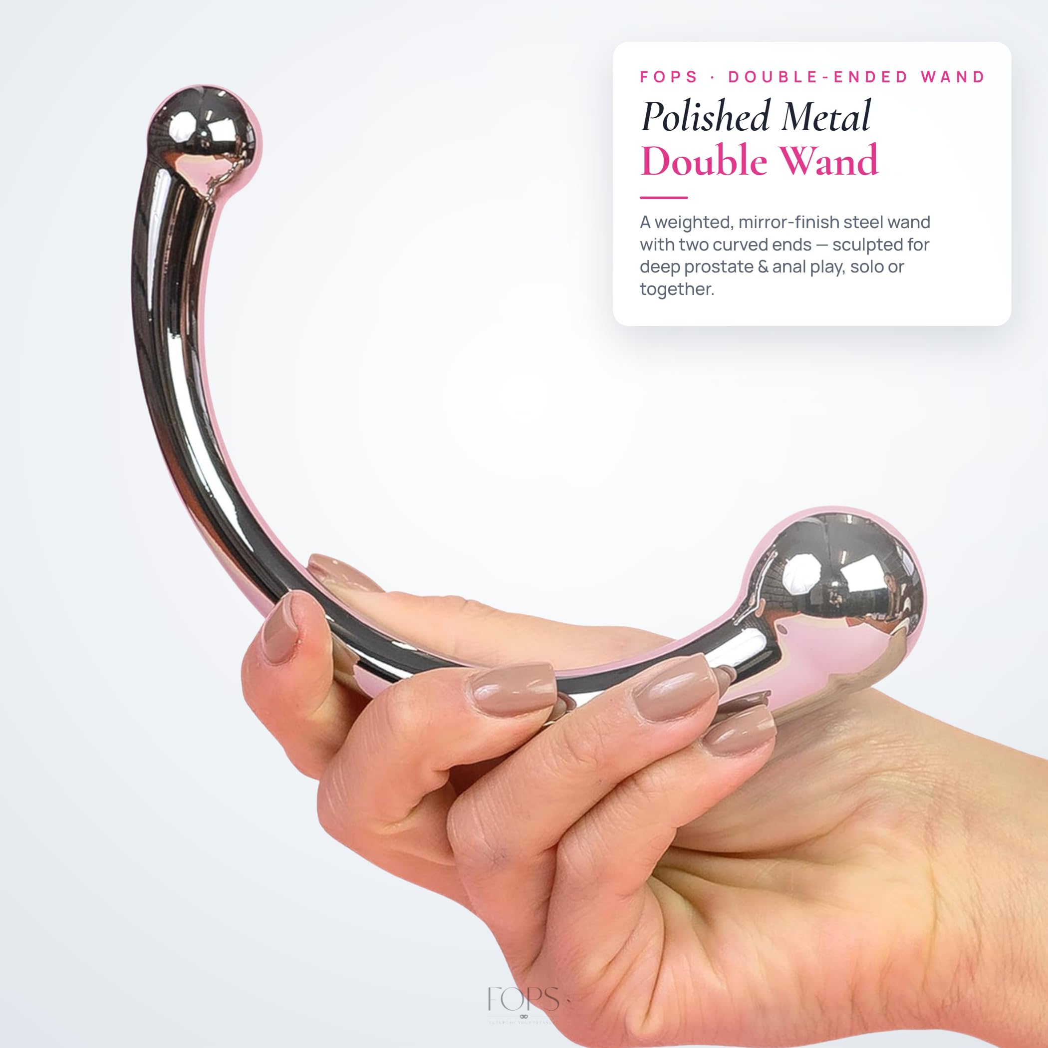 FOPS Gode Anal en Acier Inoxydable 16cm Ø2.1/3.2cm Toýs Femme et sex toýs homme Plug Anal Plug Femme Débutante Sextoy Homme godemichets Massage Point G/P Gode Surface Lisse dildo A110S