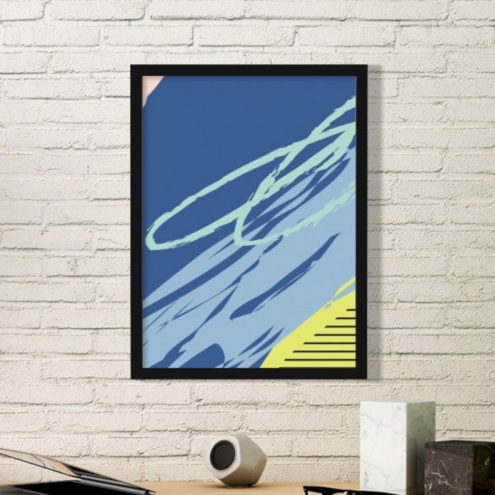 Cadre photo bois rectangle motif plantes à offrir pour une crémaillère