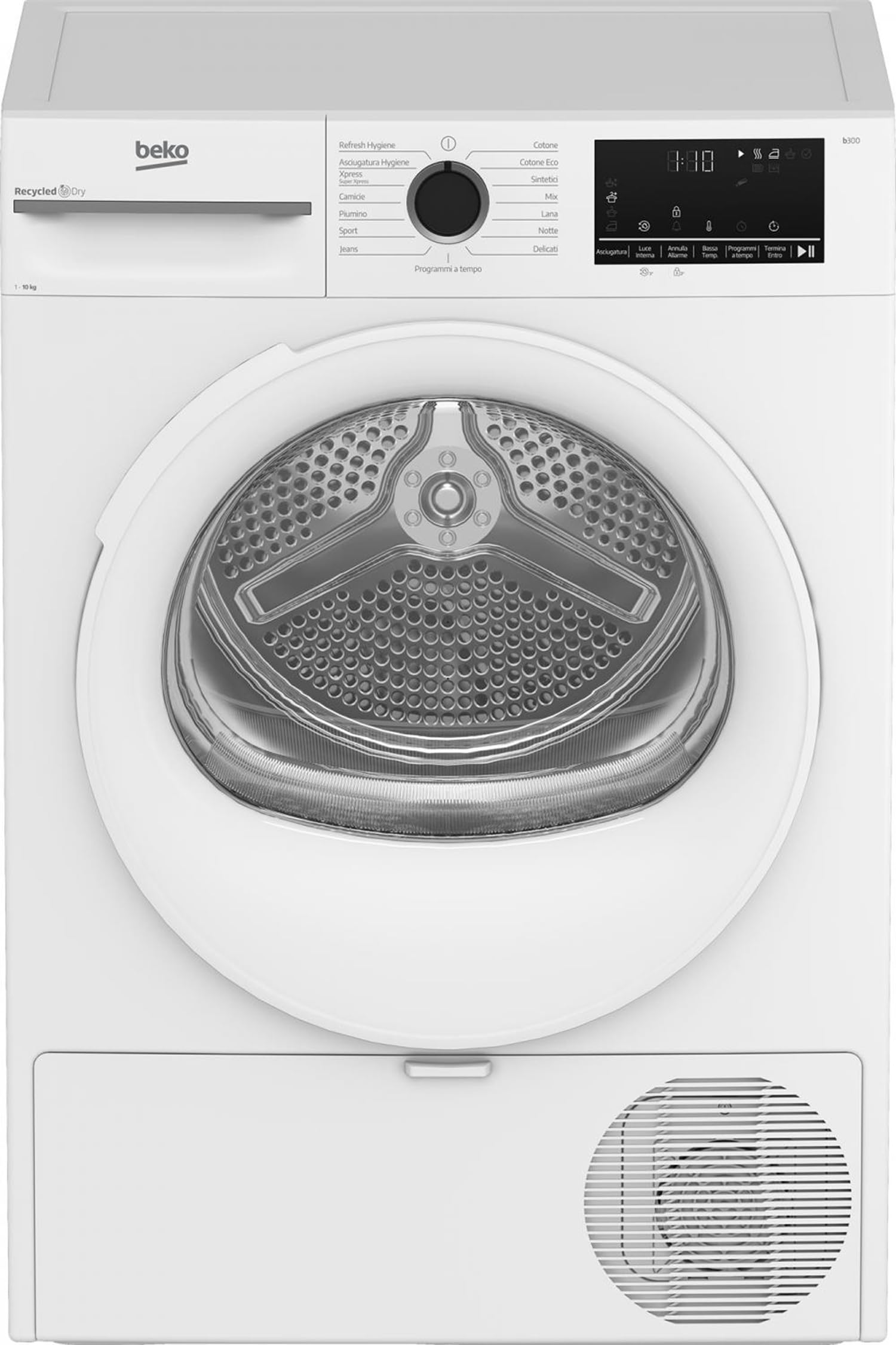 BMT104EW - Asciugatrice 10 Kg, con pompa di calore, Libera Installazione, Inverter, Classe energetica C